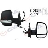 Dış Dikiz Aynası Sağ Doblo 11 Opel Combo 12 18 Mekanik Sinyalli Çift Cam Konveks Vm-669R