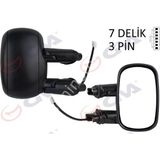 Dış Dikiz Aynası Sag Elektrikli Astarlı Fıat Doblo 00 10 Konveks 3 Fiş VM-666EHPR
