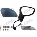 Dış Dikiz Aynası Sağ Fıesta 12 Elektrikli Isıtmalı Katlanır Sinyalli Astarlı Asferik 10 Fiş Vm-6326Nebar 1748313