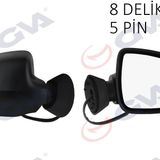 Dış Dikiz Aynası Sağ Logan Sw-mcv 08 Elektrikli Isıtmalı Konveks 5 Fiş Vm-6801ehr