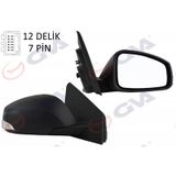 Dış Dikiz Aynası Sağ Megane-fluence 08 Elektrikli Isıtmalı Sinyalli Konveks 7 Fiş Vm-6138ehr