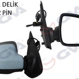 Dış Dikiz Aynası Sağ Symbol-sandero 13 1 Mekanik Sinyalli Astarlı Konveks 2 Fiş Vm-6129pr