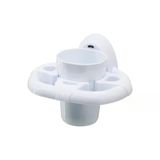 DİŞ FIRÇALIK BEYAZ PLASTİK YAPIŞKANLI - DUVARA MONTE GO-53-vice 05540