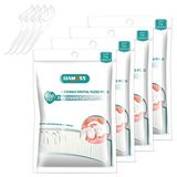 Diş İpi Seçtikleri 400 Adet Diş Pensesinde Yetişkinler için, Diş İpi Seçtikleri Dispenser Dolum Paketi, LIAMOSS No Break& No Shred Floss Sticks, Family Best Diş Ağız Bakım Seti (4'lü Paket)