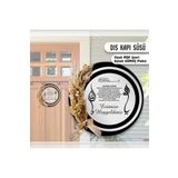 Dış Kapı Süsü Mdf Üzeri Pleksi 30 Cm