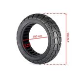 Dış Lastik Dolgu E-Scooter 10X2.75 N043-X Nedong