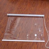 Dış mekan için şeffaf stor perdeler, su geçirmez, PVC, toza ve yağmur geçirmez, plastik perdeler, pencere perdeleri, özelleştirilebilir boyut (140 cm x 190 cm)