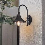 Dış Mekan LED Duvar Lambası IP55 Su Geçirmez Duvar Lambası Retro Endüstriyel Alüminyum Duvar Aydınlatma 3 Renk Sıcaklığı İç/Dış Mekan Teras Bahçe Koridor Merdiven (Siyah, 1 Adet)