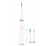Diş Taşı Temizleme Cihazı Şarjlı Diş Fırçası Sonik Ultrasonik Akıllı Diş Taşı Temizleyici 5 Mod IPX8 (Beyaz)