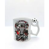 Dişçi Meslek Taraftar Temalı Diş Hekimi Kupa Bardak | Taraftar Meslek Temalı Kupa Bardak | Hediye Mug (Beşiktaş Temal, Futbol Toplu)