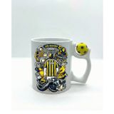 Dişçi Meslek Taraftar Temalı Diş Hekimi Kupa Bardak | Taraftar Meslek Temalı Kupa Bardak | Hediye Mug (Fenerbahçe Temal, Futbol Toplu)