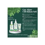 Discover Beauty Style Çay Ağacı Siyah Nokta Gözenek Sıkılaştırıcı Ve Leke Karşıtı Cilt Bakım Seti 3’lü