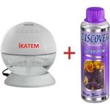 Discover Ikatem Sihirli Küre Geniş Alan Kokulandırma Makinesi Işıklı Beyaz + 1 Adet Special Solüsyo