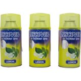Dıscover Lemon Oda Kokusu 320 ml x 3 Adet Makinaya Uyumlu Sprey