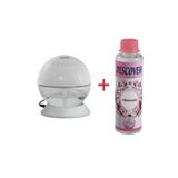 Discover Sihirli Küre Geniş Alan Kokulandırma Makinesi Işıklı Beyaz + 1 Adet Hermoso Solüsyonu