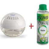 Discover Sihirli Küre Hava Temizleme Makinesi Işıksız + 1 Adet Relax Solüsyonu Ikays2