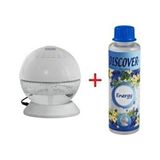 Discover Sihirli Küre Işıklı Hava Temizleyici 150 ml Energy Koku Solüsyonu Beyaz Renkli