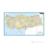 Discovery 70x100 Türkiye Siyasi Duvar Haritası