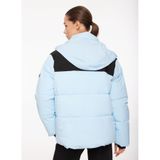 Discovery Expedition 5003040406 Mavi Kadın Kapüşonlu Relaxed Fit Kapitone Mont