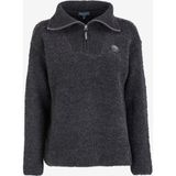 Discovery Expedition Antrasit Melanj Kadın Fermuarlı Yaka Basic Fit Melanj KAZAKD4WL-KZK3450 - XL