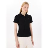 Discovery Expedition Basic Düz Polo T-Shirt, M, 5003227252, Siyah, Kadın