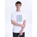 Discovery Expedition Beyaz Erkek %100 Pamuk T-Shirt D6SM-TST3737