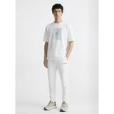 Discovery Expedition Beyaz Erkek %100 Pamuk T-Shirt D6SM-TST3785