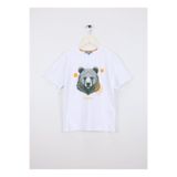 Discovery Expedition Beyaz Erkek Çocuk Baskılı T-Shirt D6SB-TST3011