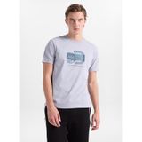 Discovery Expedition Bisiklet Baskılı T-Shirt, 2XL, 5003329853, Gri, Erkek