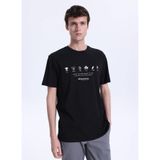 Discovery Expedition Bisiklet Baskılı T-Shirt, L, 5003336695, Siyah, Erkek