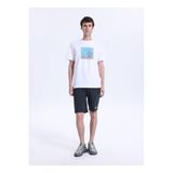 Discovery Expedition Bisiklet Relaxed Baskılı T-Shirt, S, 5003329662, Beyaz, Erkek