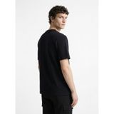 Discovery Expedition Bisiklet Yaka Basic Baskılı T-Shirt, S, 5003107822, Siyah, Erkek