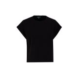 Discovery Expedition Bisiklet Yaka Rahat Kalıp Düz T-Shirt, XL, 5003227098, Siyah, Kadın