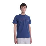 Discovery Expedition Bisiklet Yaka Relaxed Baskılı T-Shirt, 2XL, 5003329846, İndigo, Erkek