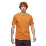 Discovery Expedition Bisiklet Yaka Relaxed Baskılı T-Shirt, L, 5003330111, Turuncu, Erkek
