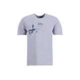Discovery Expedition Bisiklet Yaka Relaxed Baskılı T-Shirt, M, 5003329843, Gri, Erkek