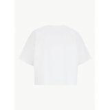 Discovery Expedition Bisiklet Yaka Relaxed Baskılı T-Shirt, M, 5003330459, Beyaz, Kadın