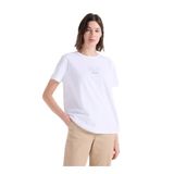 Discovery Expedition Bisiklet Yaka Relaxed Düz T-Shirt, L, 5003329947, Beyaz, Kadın