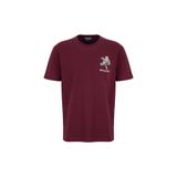 Discovery Expedition Bisiklet Yaka Relaxed Düz T-Shirt, S, 5003332464, Bordo, Erkek