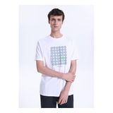 Discovery Expedition Bisiklet Yaka Relaxed Fit T-Shirt, M, 5003336667, Beyaz, Erkek