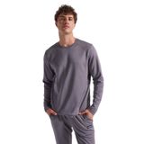 Discovery Expedition Bisiklet Yaka Relaxed Fit Uzun Kollu T-Shirt, XL, 5003162274, Antrasit, Erkek