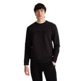 Discovery Expedition Bisiklet Yaka Relaxed Nakışlı Sweatshirt, XL, 5003276500, Siyah, erkek