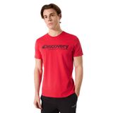 Discovery Expedition Bisiklet Yaka T-Shirt, M, 5003098966, Kırmızı, Erkek
