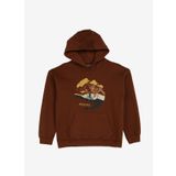 Discovery Expedition D3WG-SWT19 Kahve Baskılı Kız Çocuk Sweatshirt