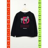 Discovery Expedition D3WG-SWT23 Baskılı Kız Çocuk Lacivert Sweatshirt