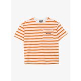 Discovery Expedition D4SB-TST3037 Turuncu Çizgili Erkek T-Shirt