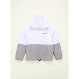 Discovery Expedition D4SG-SWT3086 Beyaz Blok Desenli Kadın Sweatshirt