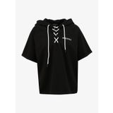 Discovery Expedition D4SL-TST3045 Siyah Kapüşon Yaka Kadın T-Shirt
