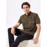 Discovery Expedition D4SM-GML3229 Haki Relaxed Fit Düz Erkek Gömlek