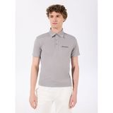 Discovery Expedition D4SM-TST3247 Gri Basic Düz Erkek Polo T-Shirt